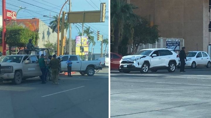 Era vehículo de la AMIC uno de las involucrados en el choque de la 5 de Febrero y 200