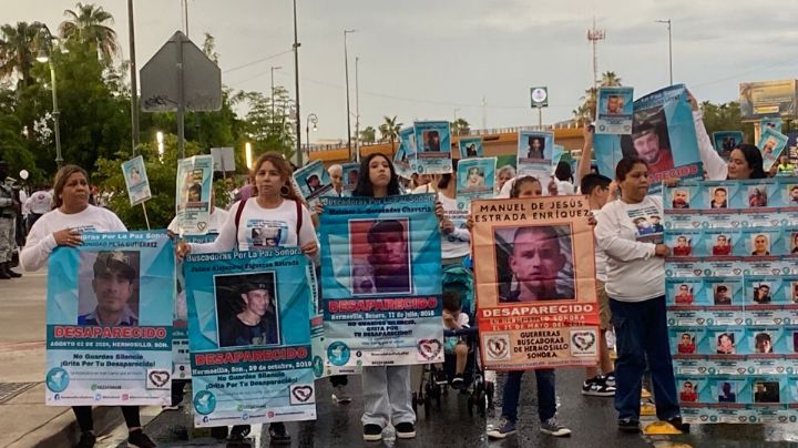 "Somos voces de los que ya no están": Marchan en Hermosillo por el Día de la Desaparición Forzada