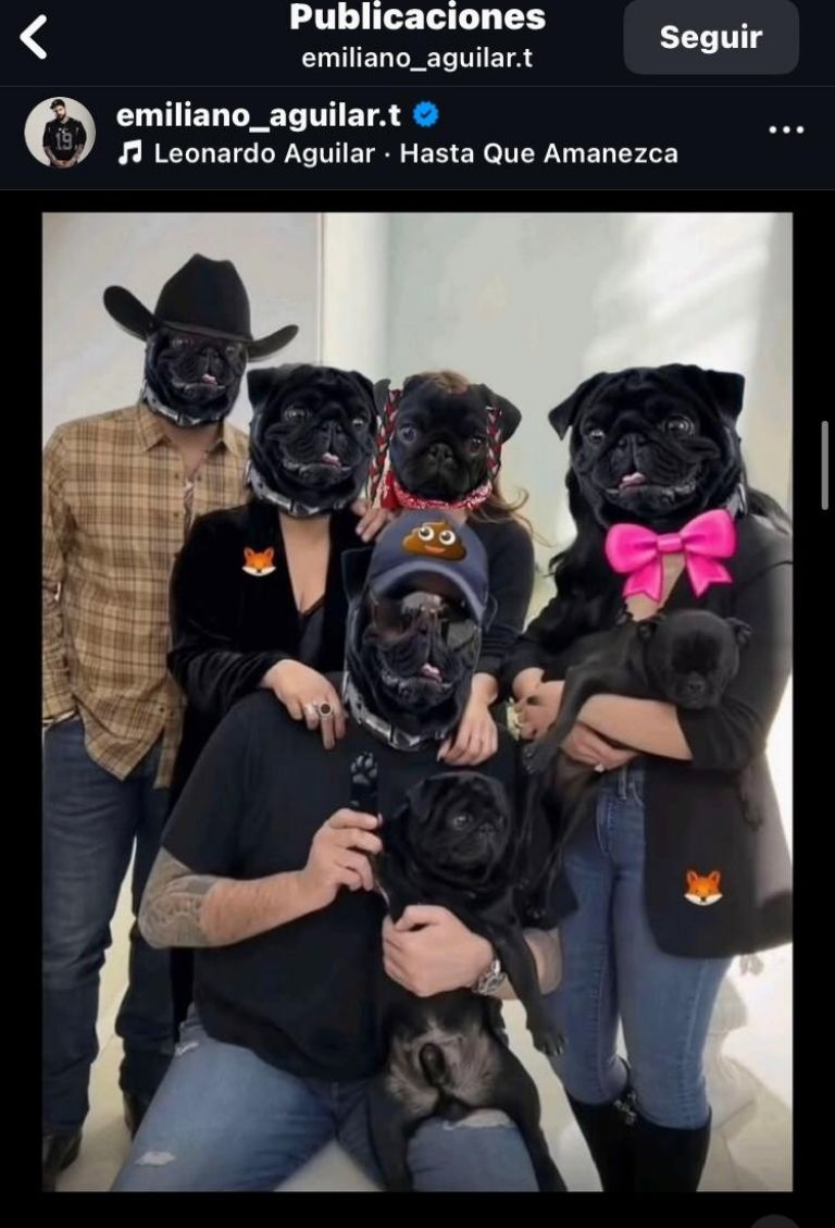 Emiliano Aguilar le responde a su padre 