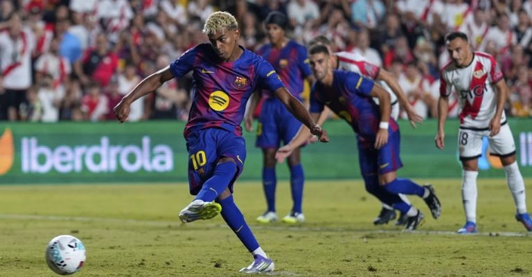 Yamal anota de penal