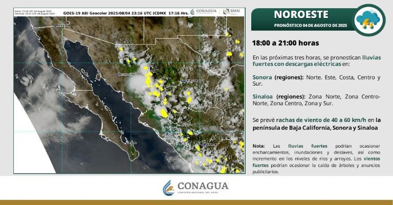 Así se espera que sea el clima en Sonora esta noche