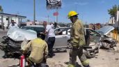 Foto ilustrativa de la nota titulada Cinco personas heridas tras aparatoso choque de dos vehículos al norte de Hermosillo