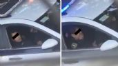 Foto ilustrativa de la nota titulada VIDEO: Captan en CDMX a dos agentes realizando actos sexuales a bordo de una patrulla