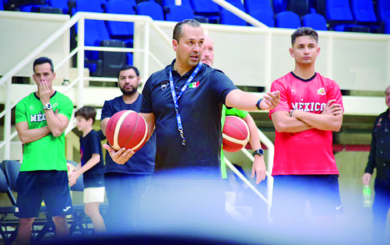 Omar en sesión de entrenamiento