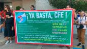 Foto ilustrativa de la nota titulada Se manifiestan contra CFE en Hermosillo por los constantes apagones; pasaron 21 horas sin luz