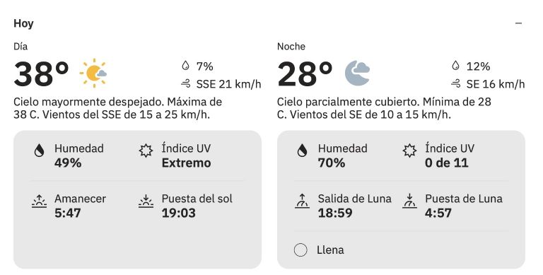 Así será el clima en Ciudad Obregón este viernes. Foto: Conagua