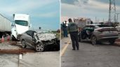 Foto ilustrativa de la nota titulada Accidente carretero al norte de Ciudad Obregón deja una mujer muerta; chocó de frente con tráiler