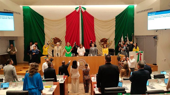 Rinden protesta los nuevos jueces y magistrados de Sonora en el Congreso del Estado