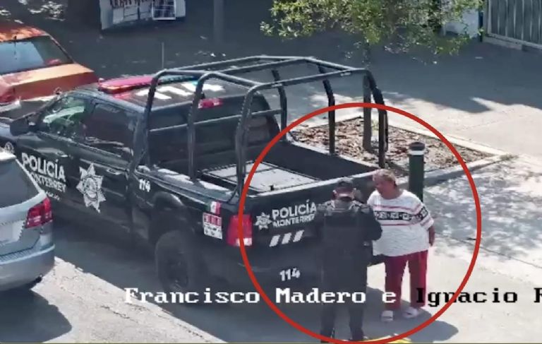 El sujeto fue detenido 