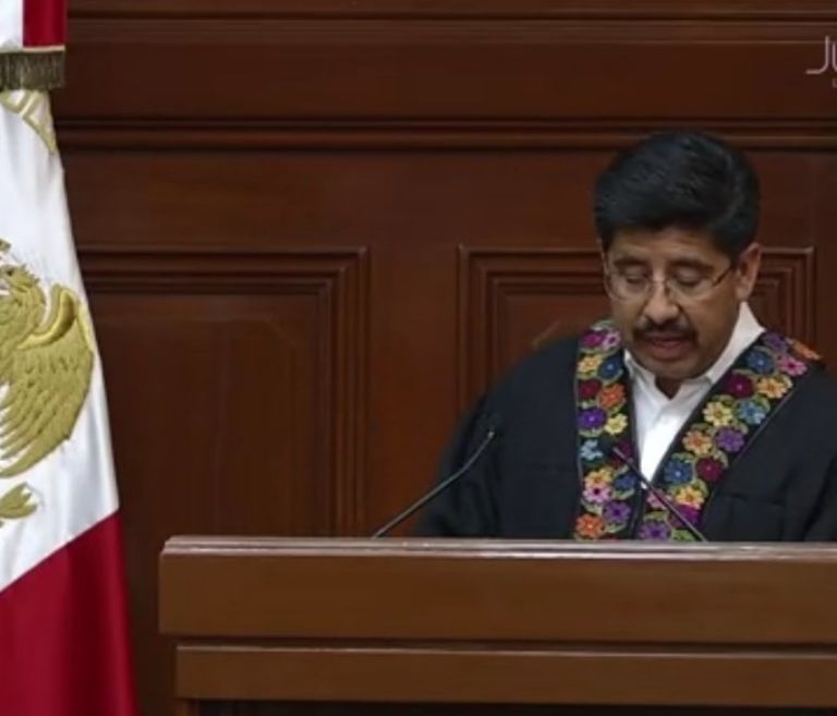 Hugo Aguilar da su mensaje