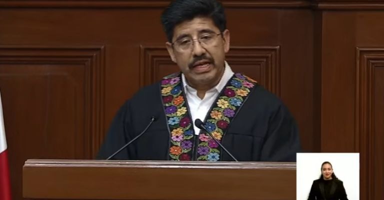 El ministro presidente Hugo Aguilar