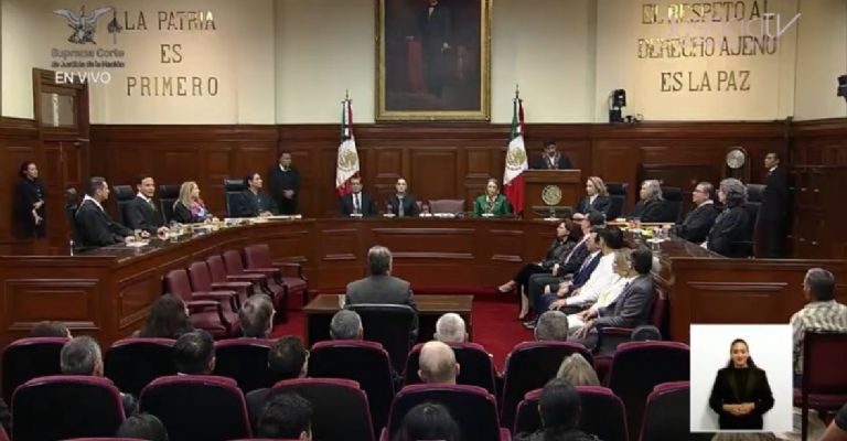 Sesión de la SCJN