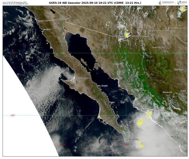 Se formaron nubosidades en Sonora
