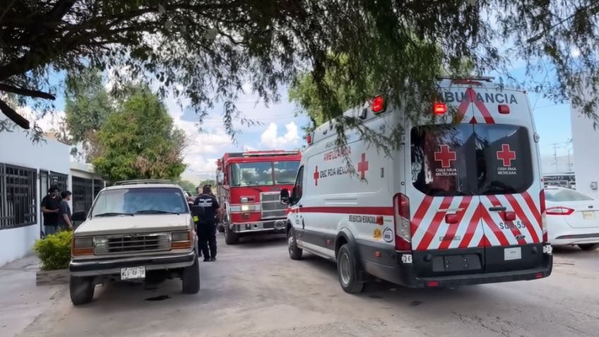 Moviliza a Bomberos y Cruz Roja rescate de obrero que sufrió fuerte caída en Hermosillo