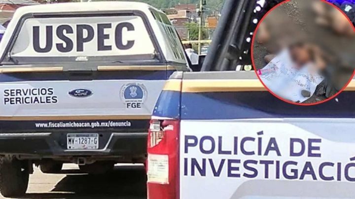 CJNG abandona cuerpo descuartizado en una carretera rural de Michoacán; filtran FOTOS