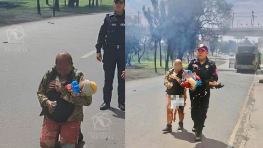 VIDEO: Así salvó Alicia a su nieta en explosión de pipa en Iztapalapa; tiene quemaduras en 98% de su cuerpo