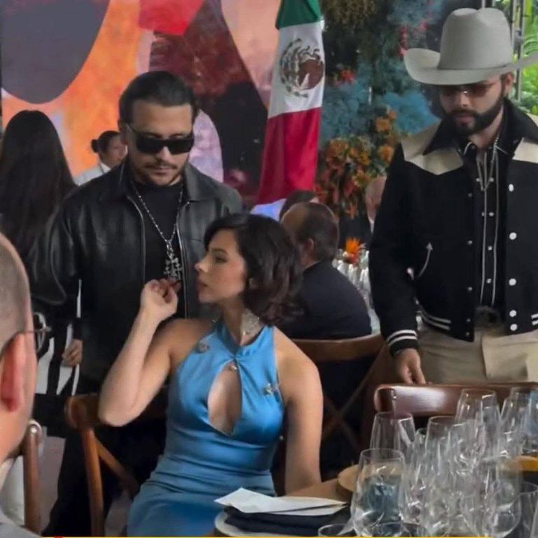 Ángela Aguilar y Nodal habrían sido groseros con sus compañeros de mesa