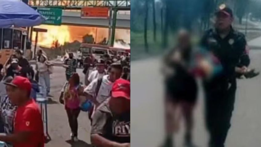 (VIDEO) Está VIVA: Desmienten muerte de 'abuelita' que protegió a bebé en explosión de Iztapalapa