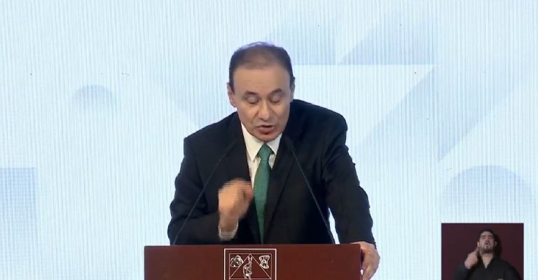 El gobernador Alfonso Durazo