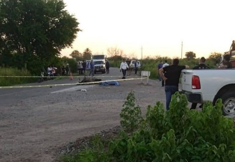 El cuerpo de la víctima quedó sobre la carpeta asfáltica