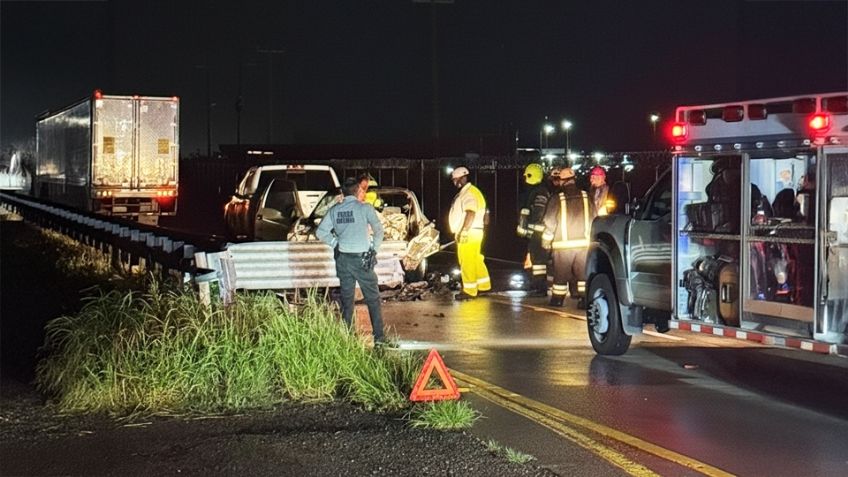 Fatal accidente en Cajeme: Muere automovilista tras aparatoso choque contra tráiler