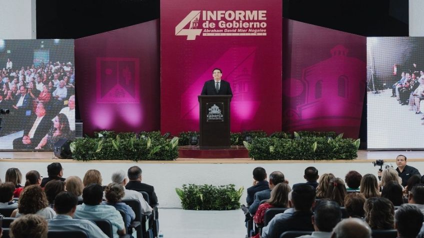 Presenta su Cuarto Informe de trabajo el alcalde de Caborca, Abraham Mier
