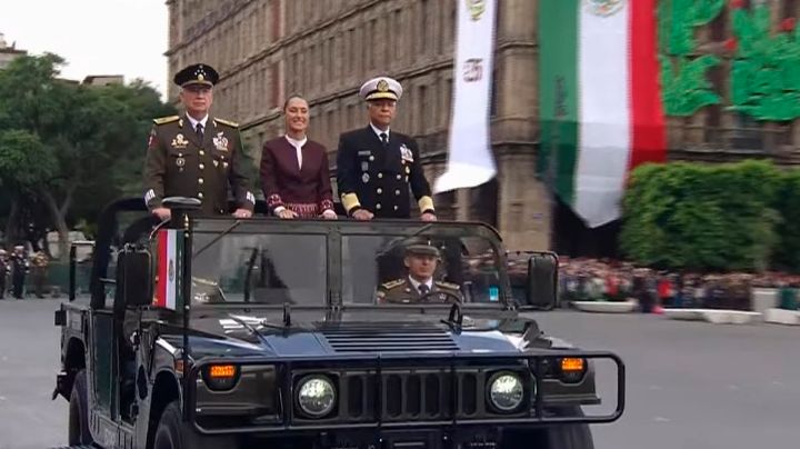 EN VIVO: Sheinbaum encabeza su primer desfile militar por la Independencia de México