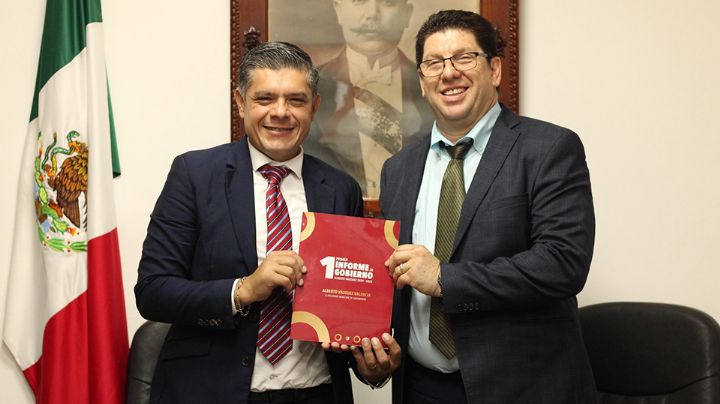 Alberto Vázquez entrega su Primer Informe de Gobierno en Huatabampo
