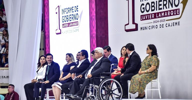 Lamarque destaca logros en su Primer Informe de Gobierno