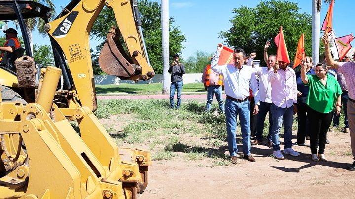 Lamarque Cano arranca obras de pavimentación y alumbrado en el bulevar San Antonio