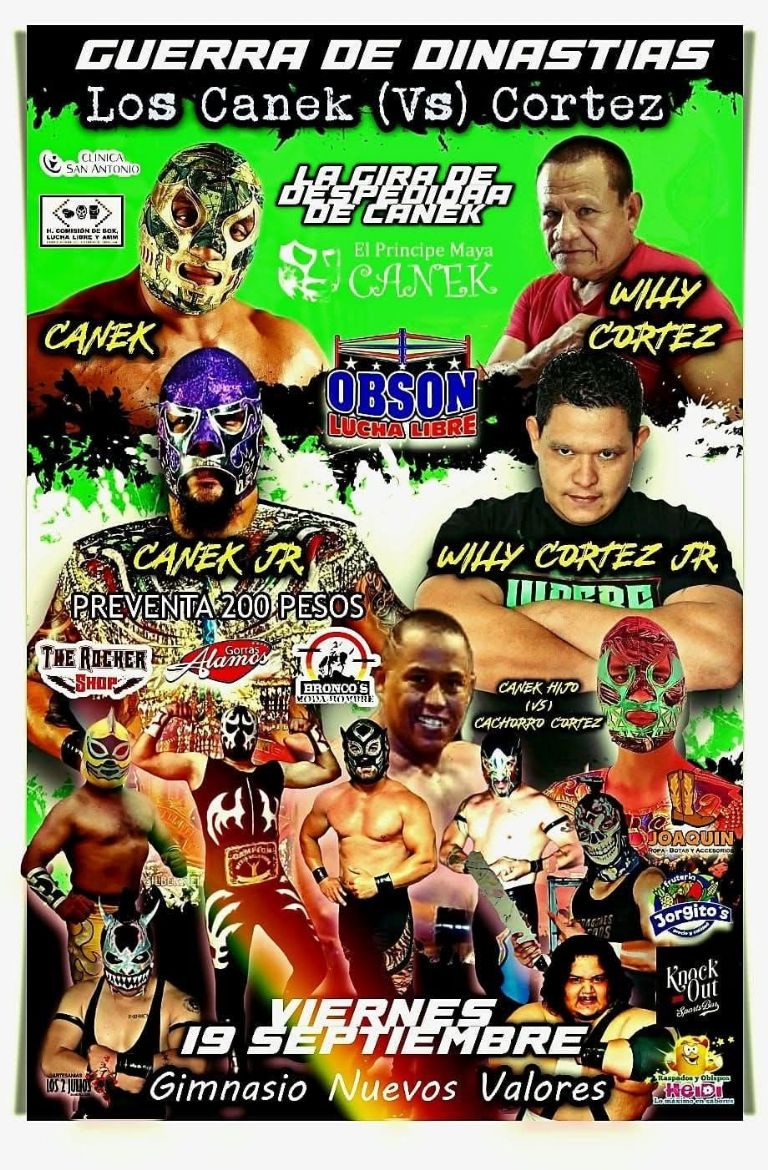 Choque de leyendas: Willy Cortez sale del retiro para enfrentar al histórico Canek