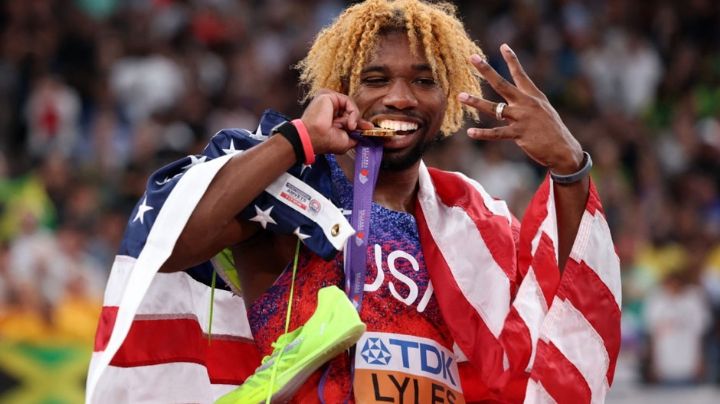 Lyles recupera su corona en 200 metros e iguala con Bolt con cuatro oros en la prueba