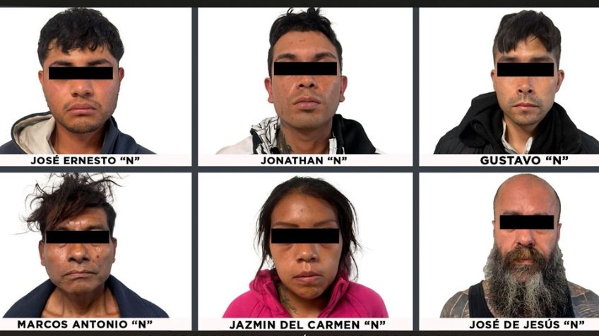 Aterrorizaban a comerciantes: Caen seis miembros de banda de extorsionadores en Edomex