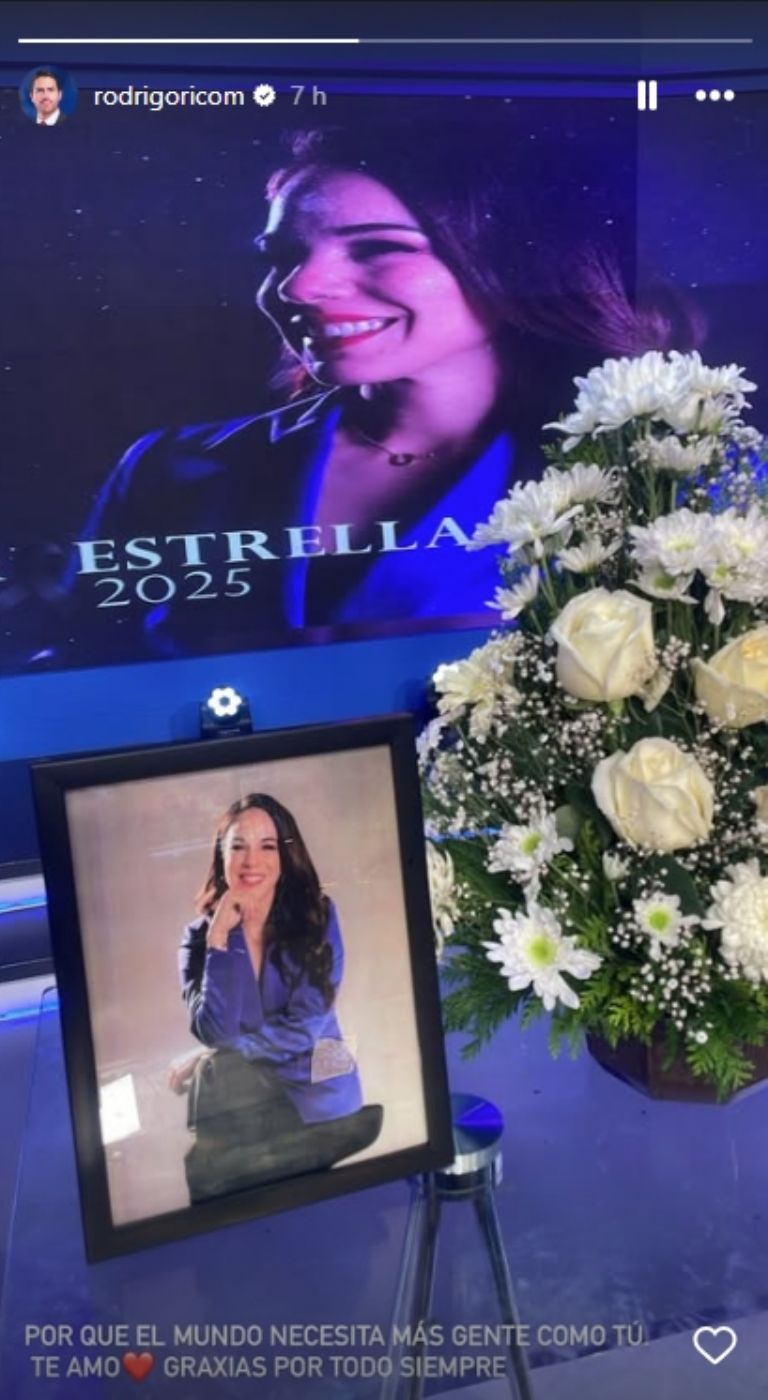Con emotivo mensaje, Rodrigo Rico se despide de Débora Estrella
