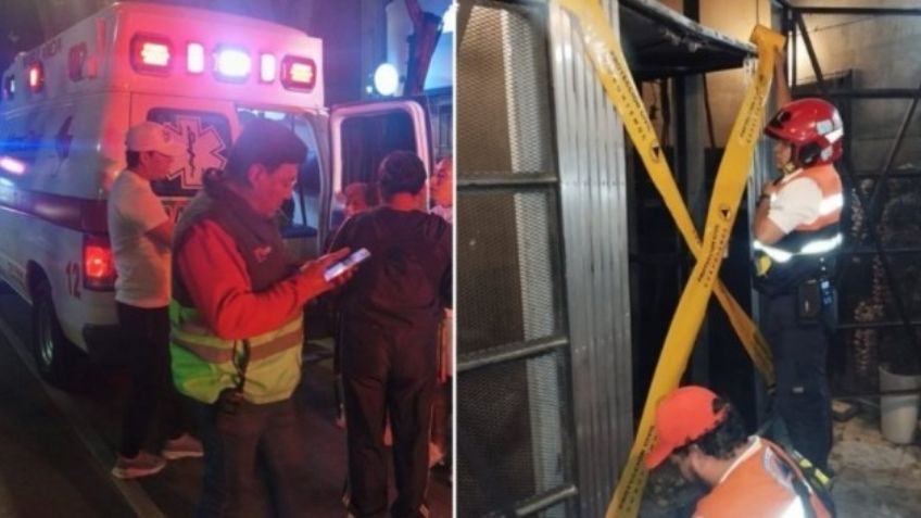 Accidente en CDMX: Elevador cae desde un tercer piso en la Condesa y deja 6 víctimas