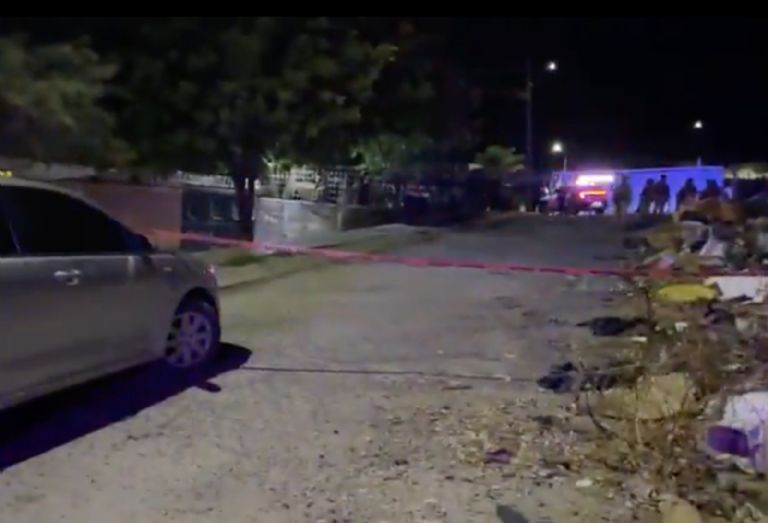 Los hechos se reportaron la noche de este lunes en la colonia Los Ángeles. Foto: Facebook