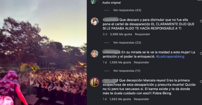 Marcela Reyes, ex de B-King, es acusada de estar detrás de su asesinato