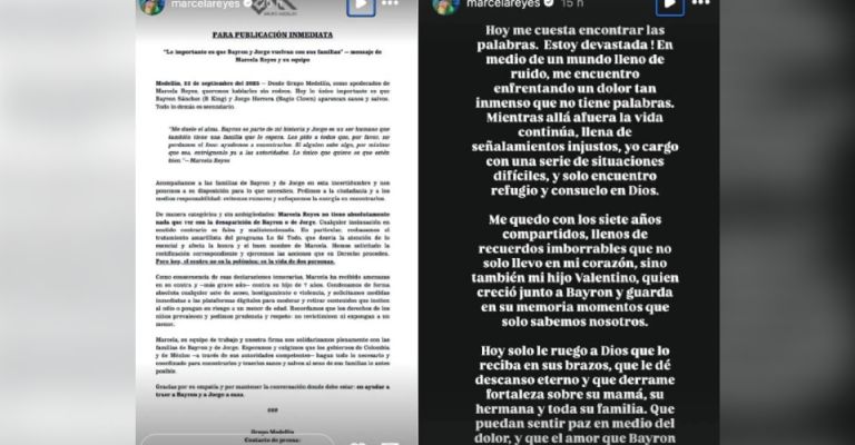 Marcela Reyes, ex de B-King, aclara acusaciones de su asesinato y hace dura confesión