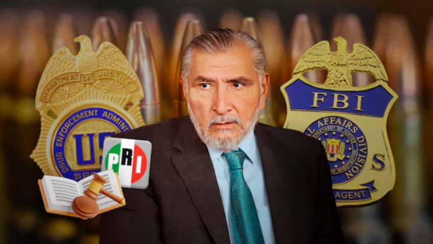 Adán Augusto López es denunciado por 'Alito' Moreno ante el FBI y la DEA por actividades delictivas