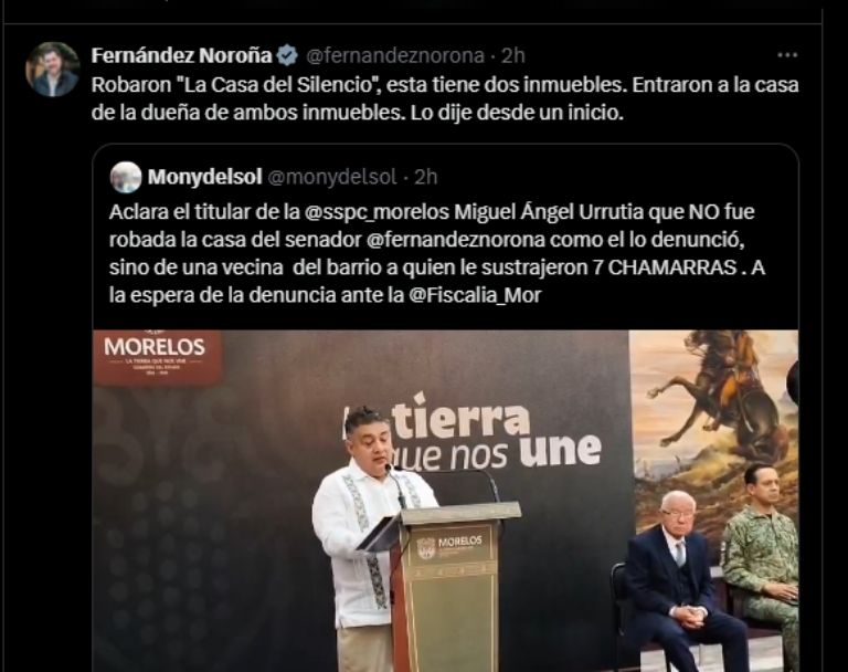 Aclara la situación 