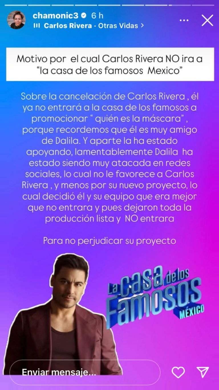 Historia de la influencer 