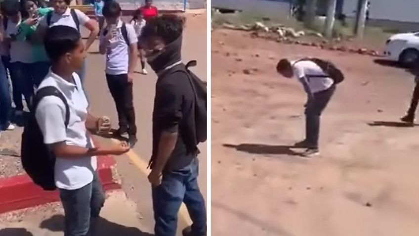Captan golpiza contra estudiante de preparatoria al sur de Guaymas; buscan al agresor