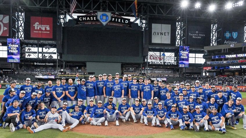 Los Ángeles Dodgers son los dueños del Oeste de la Liga Nacional en las Grandes Ligas