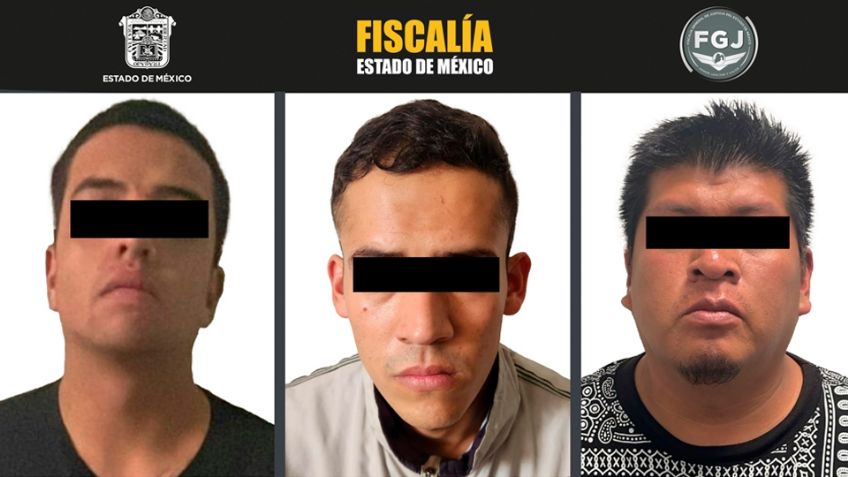 Caen tres integrantes de la banda Los Lagartos; están acusados de secuestro en Edomex