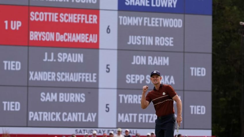 Europa muy cerca de quedarse con la gloria de la Ryder Cup: EU va por la hazaña