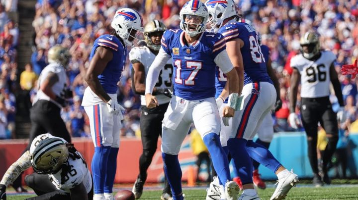 Los Bills embisten al final ante los Saints y siguen con paso perfecto