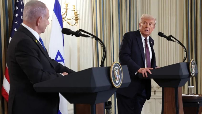 Trump anuncia que Israel se retirará de Gaza "por etapas"; presenta plan de paz tras encuentro con Netanyahu