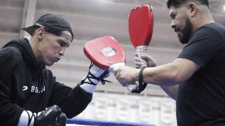 Oscar Valdez se muestra ante su gente: El doble campeón del mundo realiza entrenamiento público