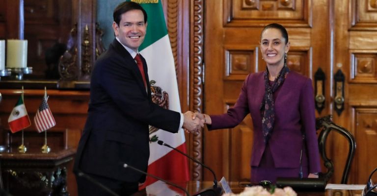 Encuentro de Claudia Sheinbaum con Marco Rubio