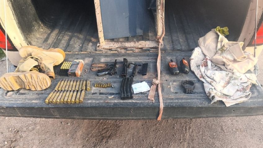 Crimen organizado en Navojoa: Atrapan a sujeto en posesión de armamento y equipo táctico